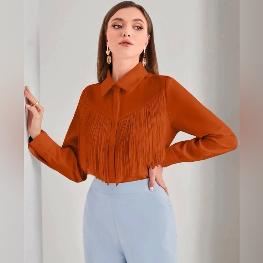 Maroon Long sleeve shirt